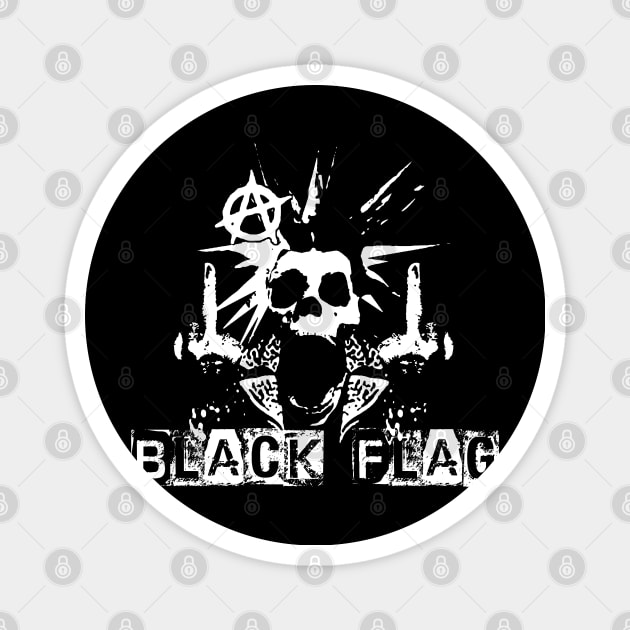 black flag skeletopunk Magnet by calistoneug